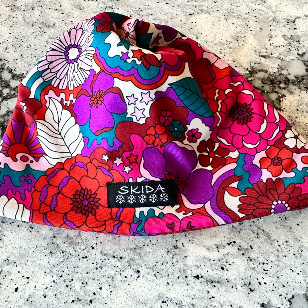 Skida Alpine Hat, floral pattern, S/M size